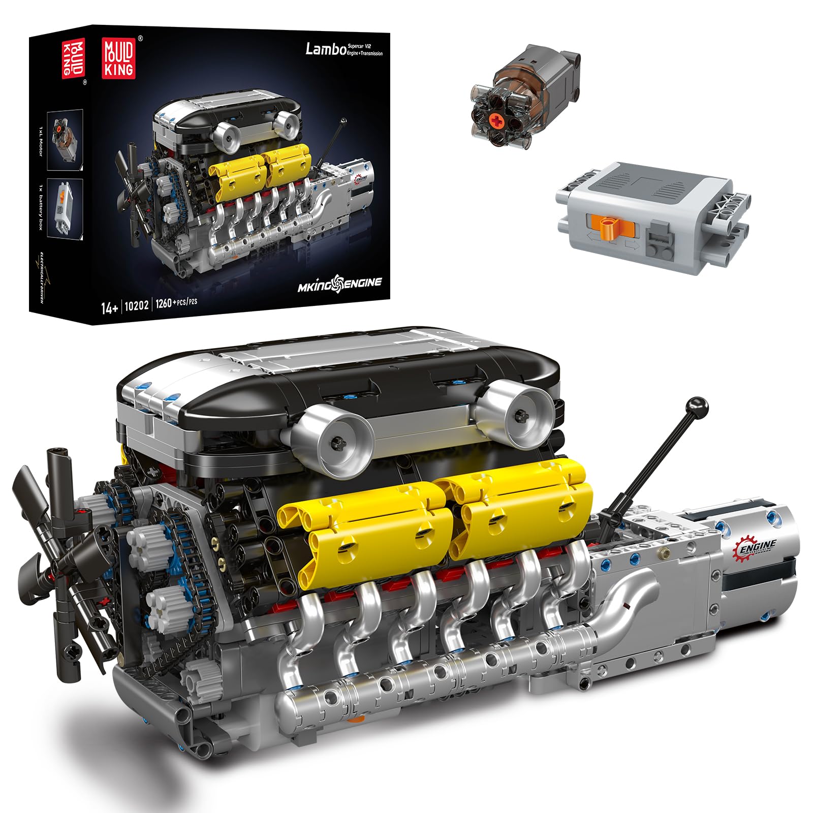 Running Gear Engine - مجموعة نماذج المحرك V12 التي تعمل