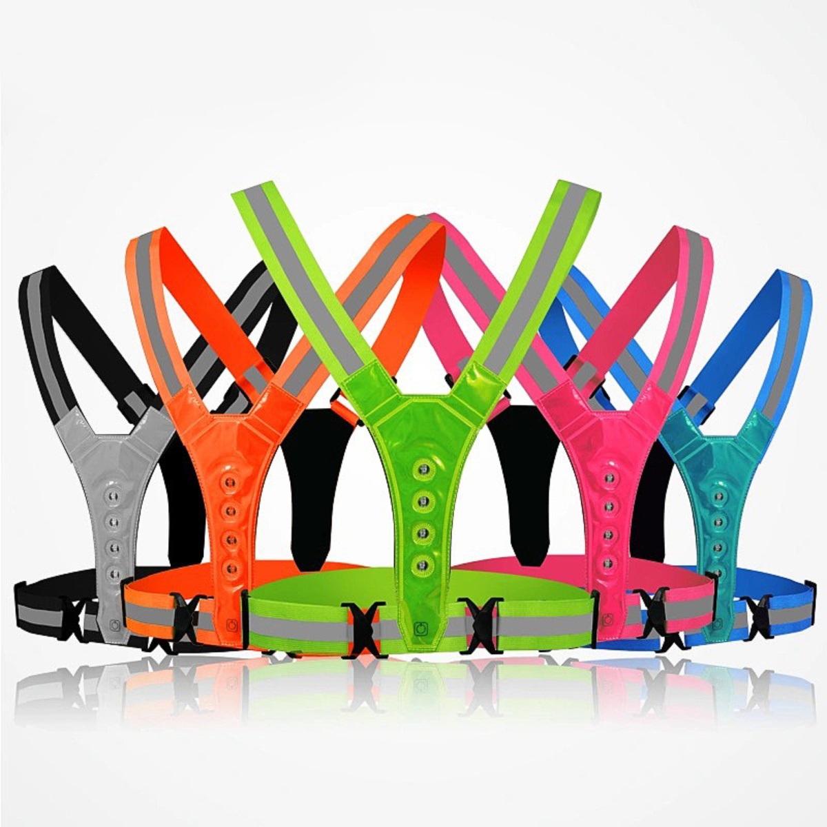 Running Gear In Winter - سترة أمان للجري وركوب الدراجات LED