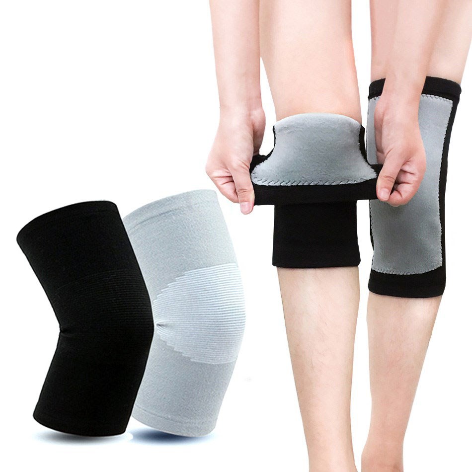 Running Gear In Winter - Woسوير زوج واحد من وسادات الركبة